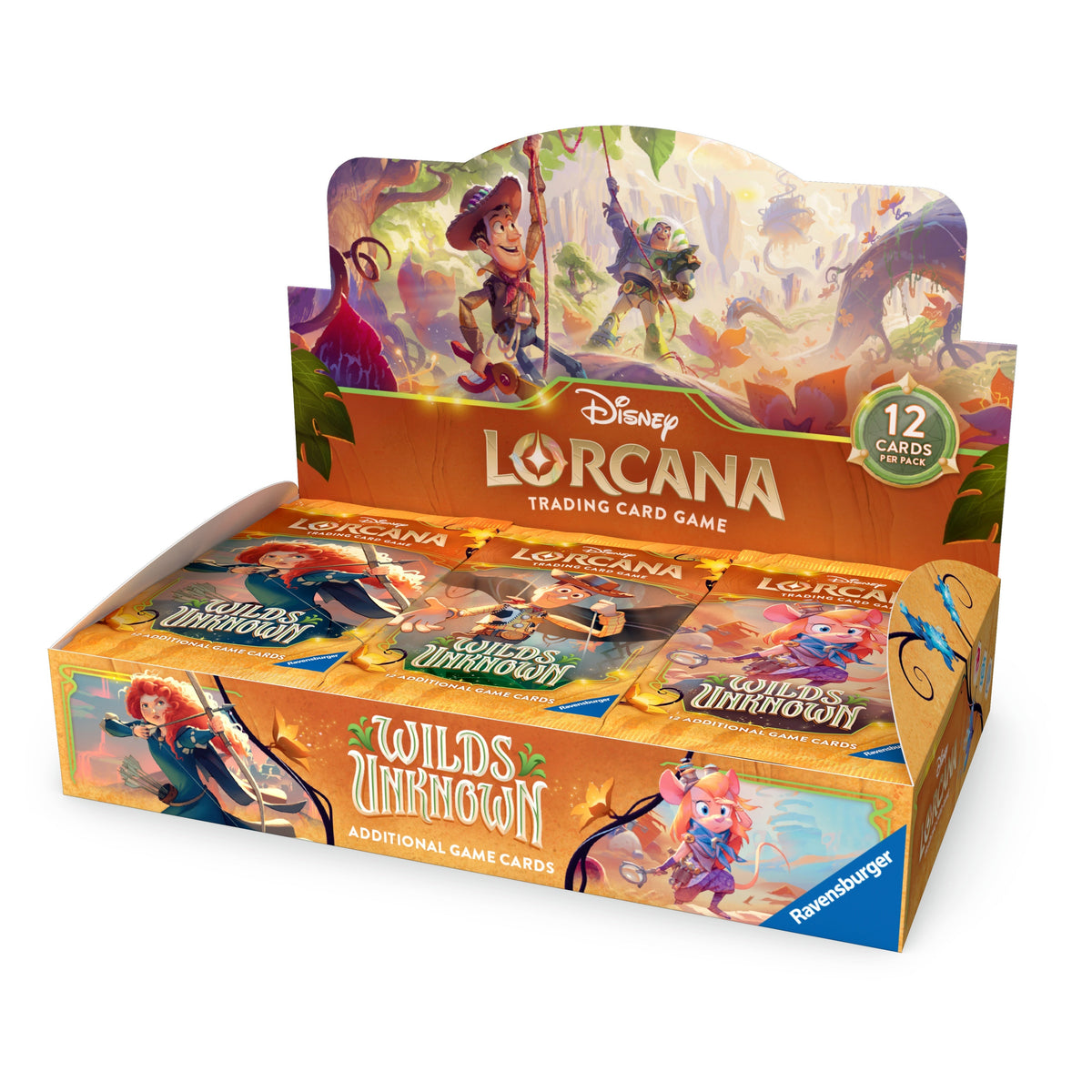 Disney Lorcana: Wilds Unknown Booster Box Case (4 Boxes)
