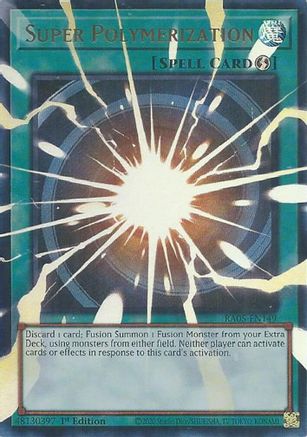 Super Polymerization - RA05-EN149 Ultra Rare 1st Edition