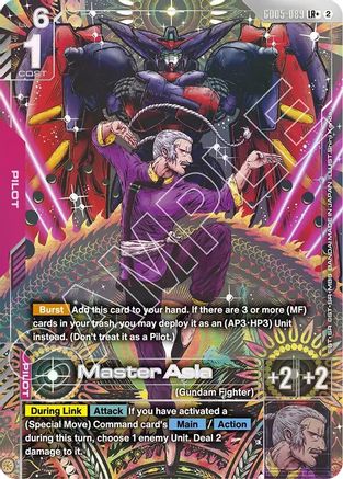 Master Asia (LR+) (GD05-089) - Holofoil