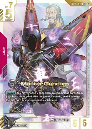 Master Gundam (LR++) (GD05-033) - Holofoil