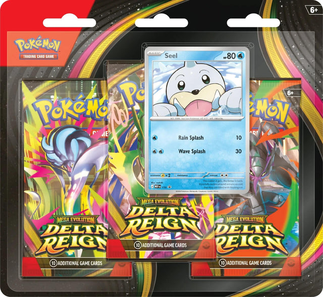Pokemon TCG: Mega Evolution - Delta Reign 3 Pack Blister [Seel]