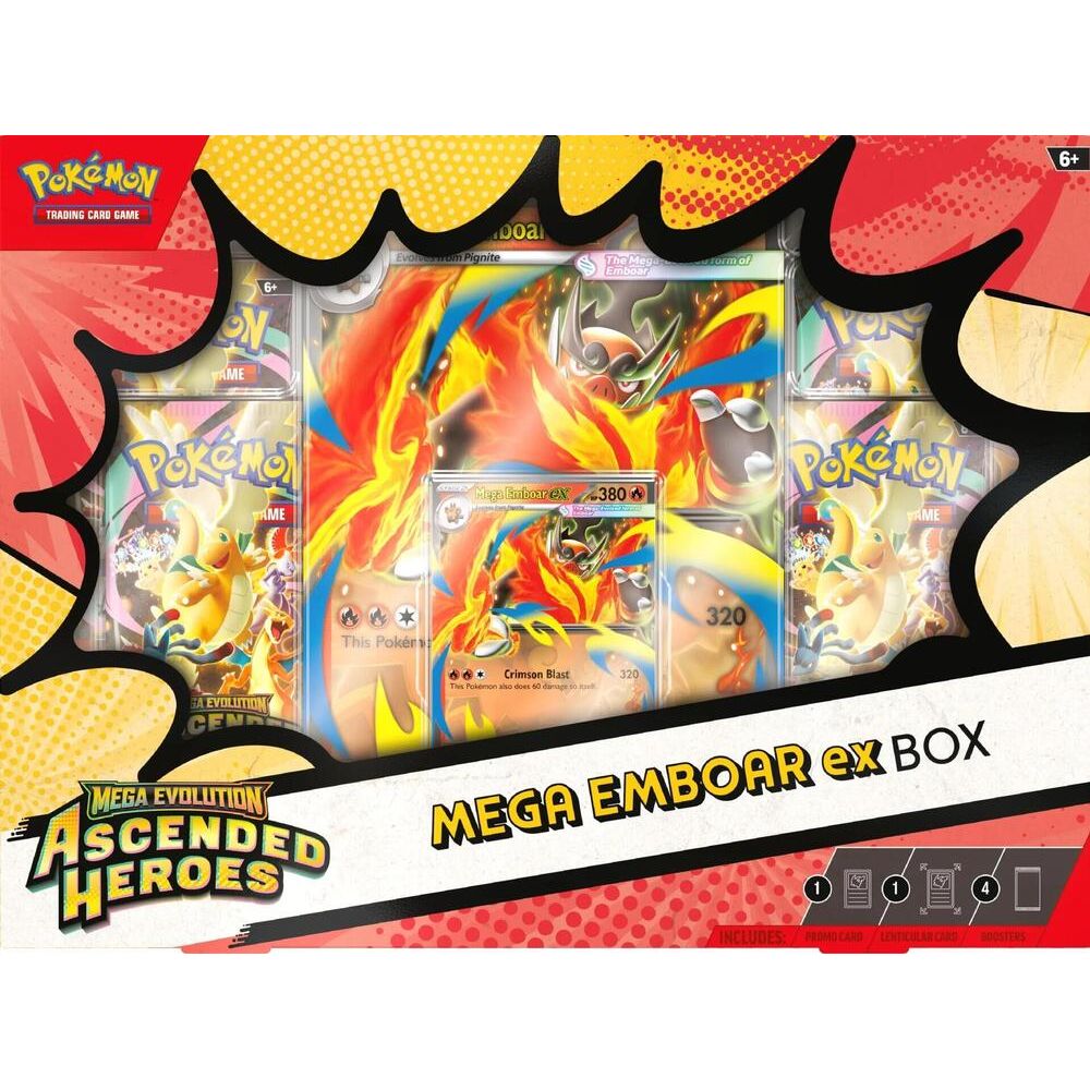 Pokémon TCG: Mega Evolution - Ascended Heroes Mega Emboar ex Box
