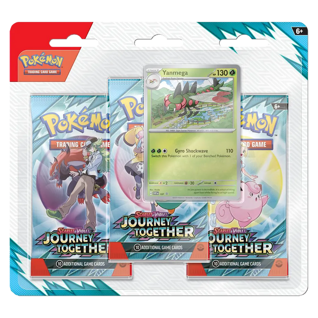 Scarlet & Violet: Journey Together - 3 Booster Blister [Yanmega]