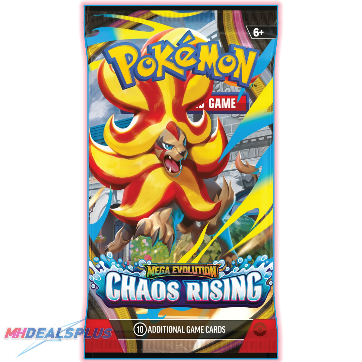 Pokemon Chaos Rising Booster Pack Set of 5