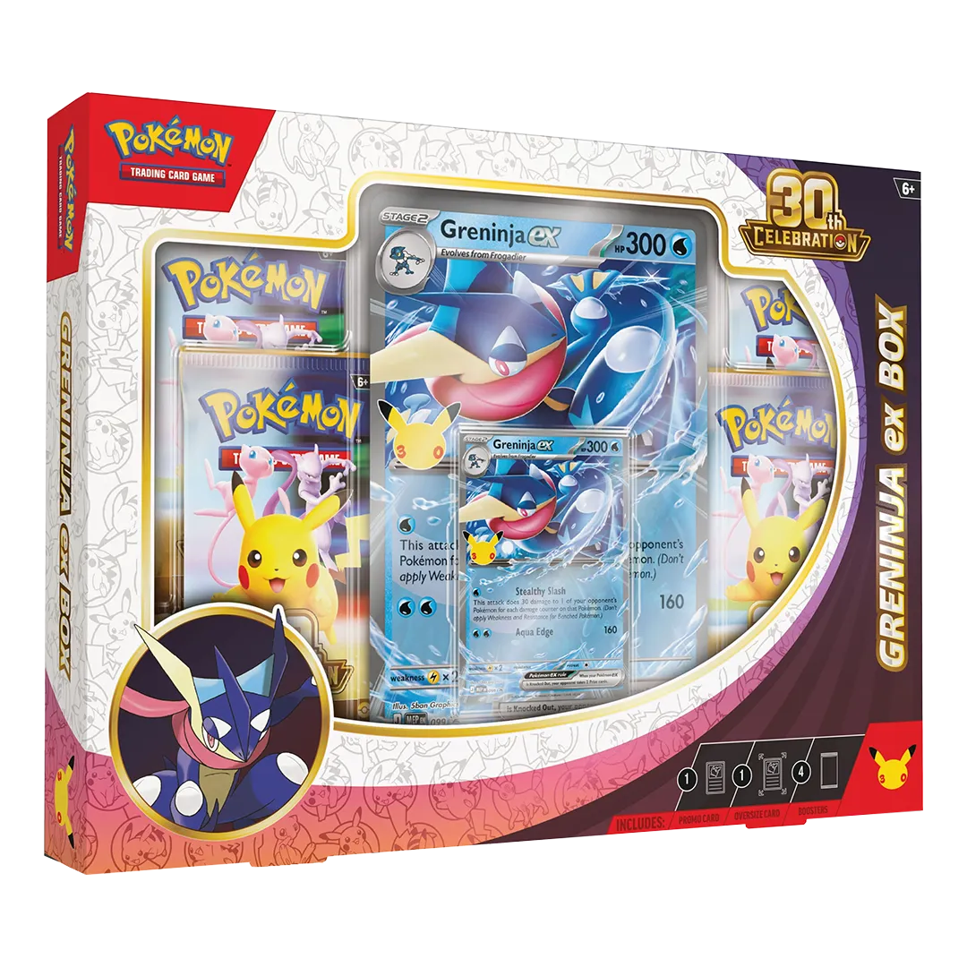 Pokémon: 30th Celebration - Greninja & Sylveon ex Box [Set of 2]