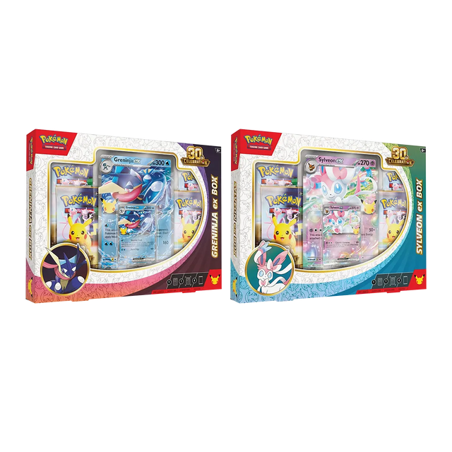 Pokémon: 30th Celebration - Greninja & Sylveon ex Box [Set of 2]