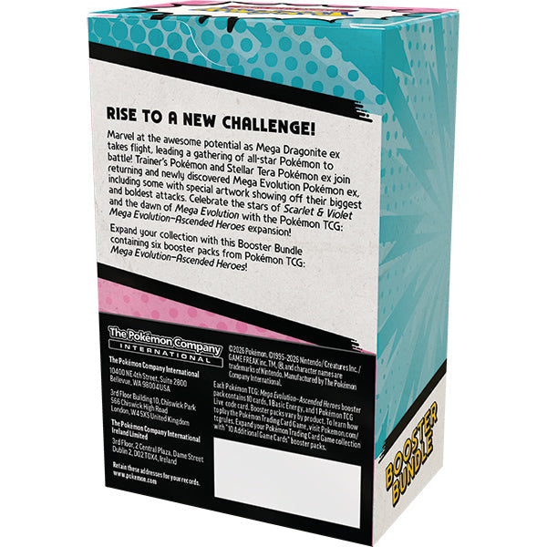 Pokemon TCG: Mega Evolution - Ascended Heroes Booster Bundle