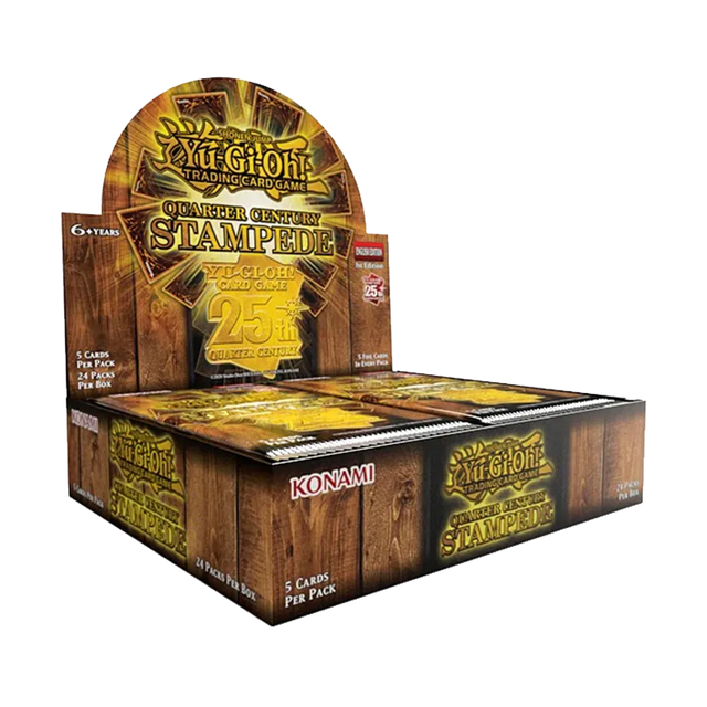 Yu-Gi-Oh!: Quarter Century Stampede Booster Box Display