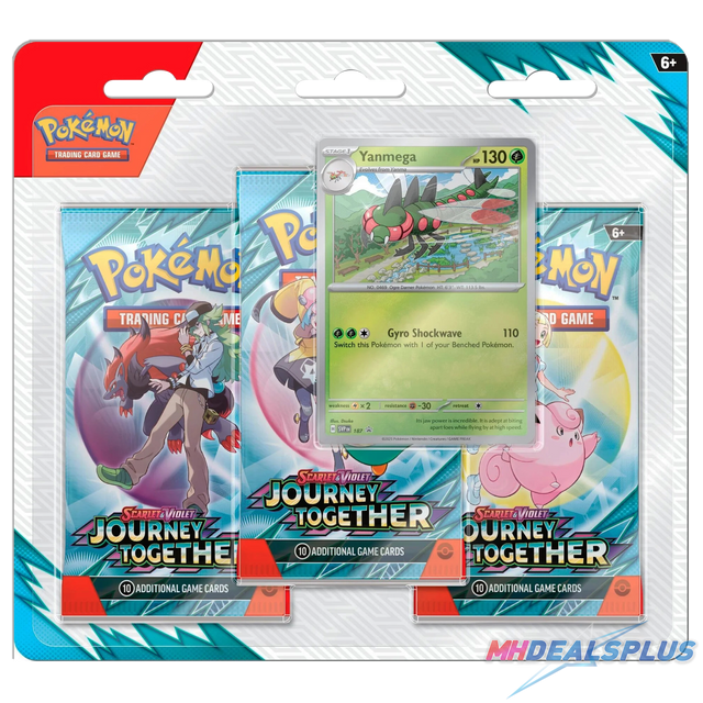 Pokemon Journey Together 3-Pack Blister (Random)