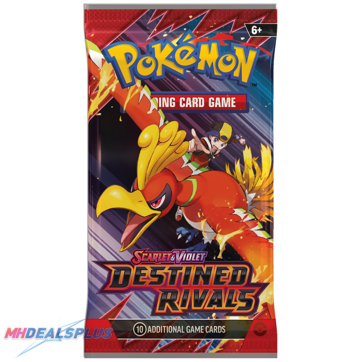 Pokemon Destined Rivals Booster Pack Set of 5