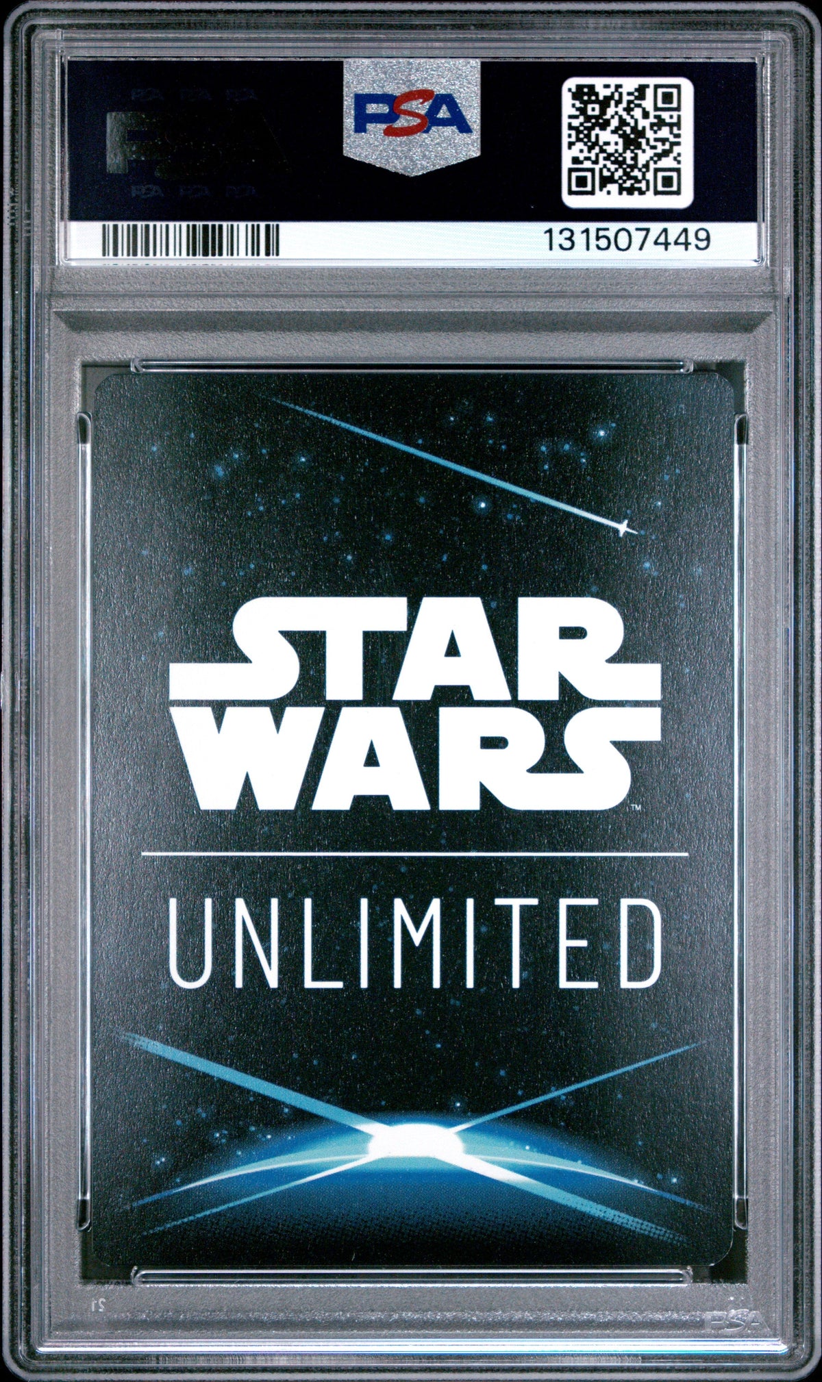Star Wars: Unlimited Legends Of The Force 1001 Constructed Lightsaber Hyperspace Foil PSA 9 MINT