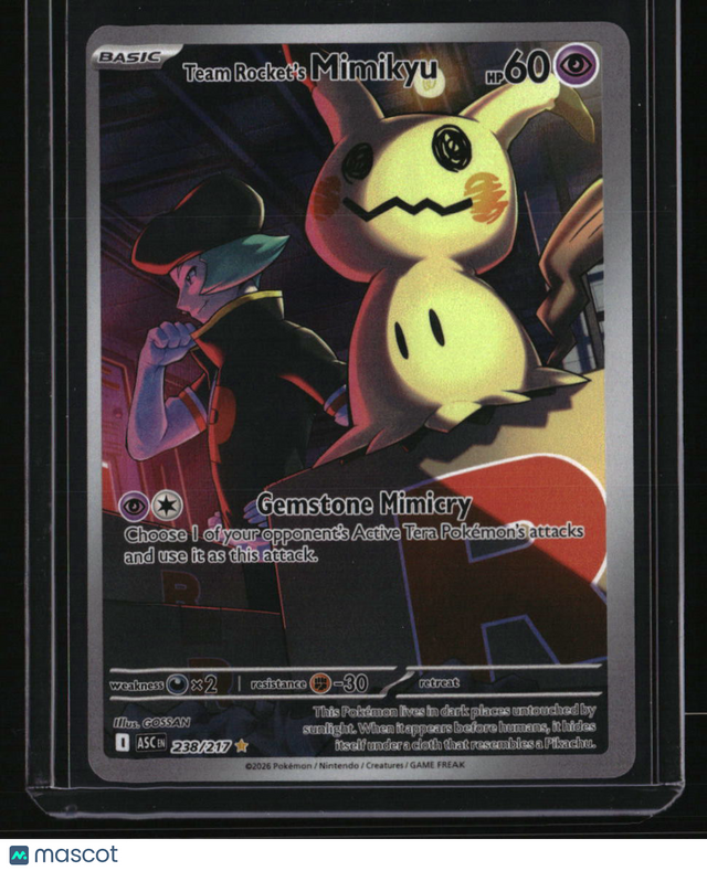 ME: Ascended Heroes Team Rocket's Mimikyu
