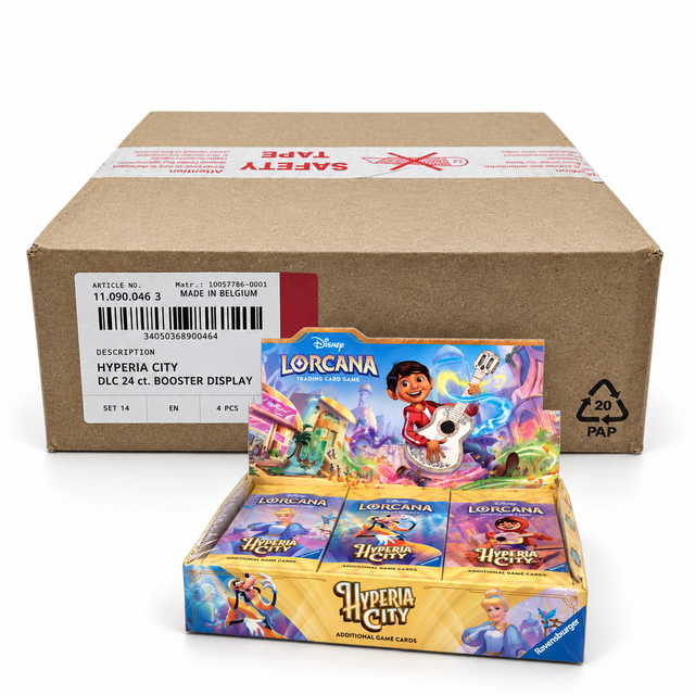 Disney Lorcana: Hyperia City Booster Box Case (4 Boxes) (Set 14) (Releases 23 Oct 2026)