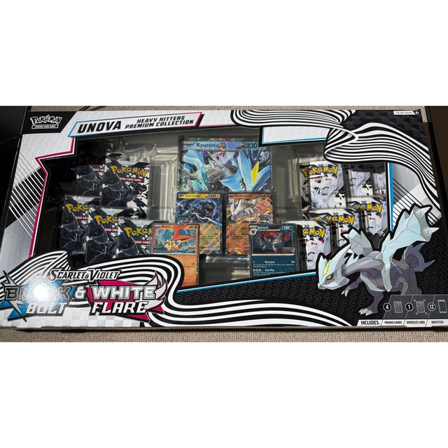 Pokémon TCG: Black Bolt & White Flare Unova Heavy Hitters Premium Collection Box