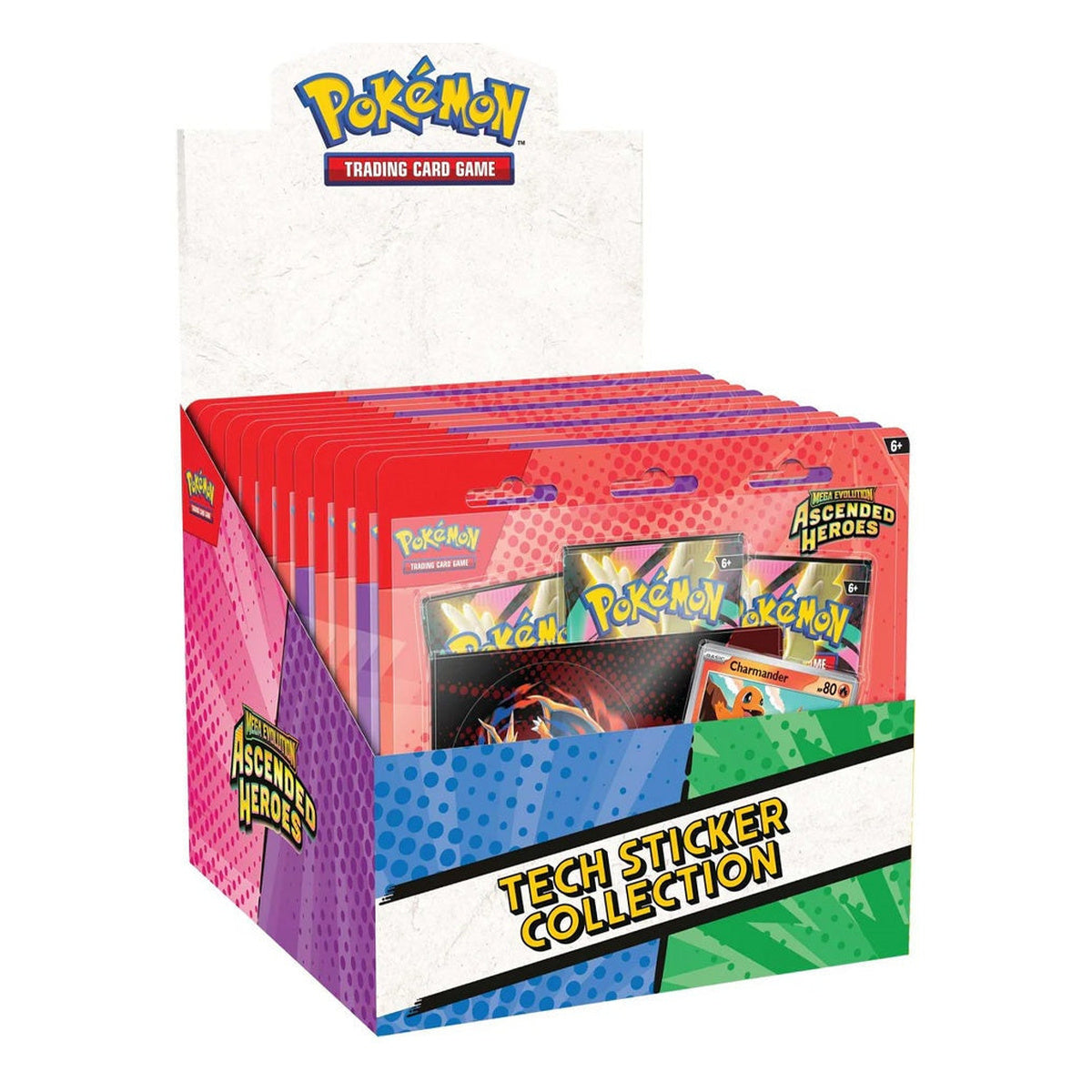 Pokémon TCG: Mega Evolution - Ascended Heroes Tech Sticker Collection Sealed Display